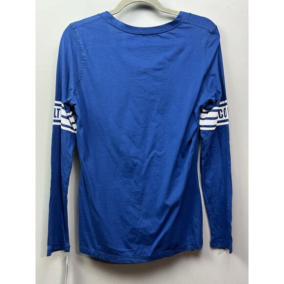 Indianapolis Colts NFL Team Apparel Womens Medium Lightweight Hooded T-Shirt New - Picture 2 of 8